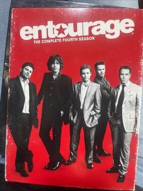 Entourage The Complete Fourth Season DVD Box Set - Red & Black